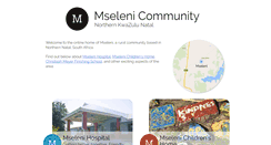 Desktop Screenshot of mseleni.co.za
